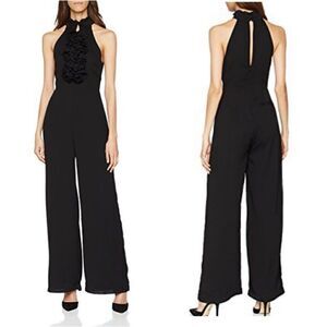 NWT C/Meo BIG PICTURE HIGH NECK WIDE LEG JUMPSUIT